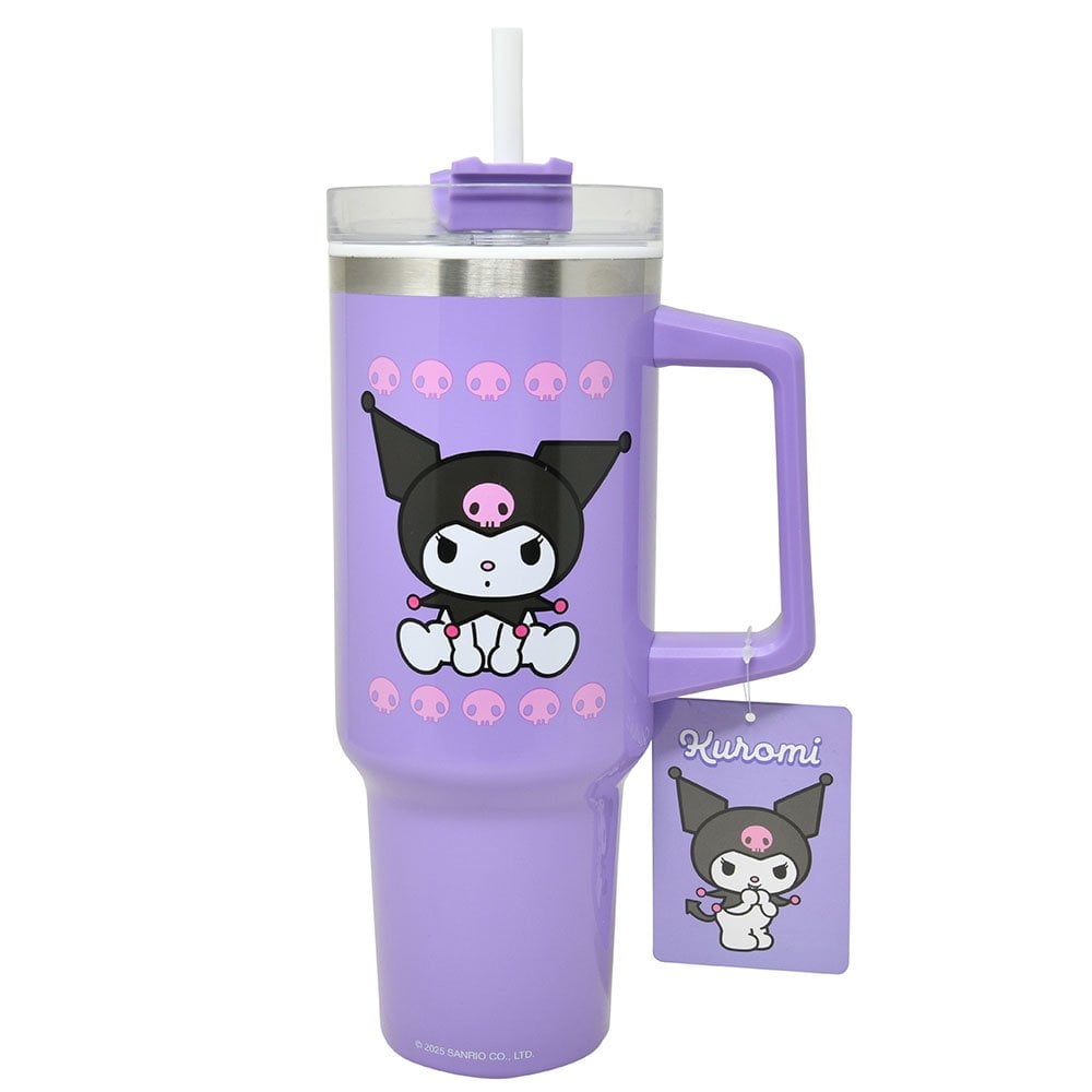 Hello Kitty Kuromi 40oz Plastic Travel Tumbler
