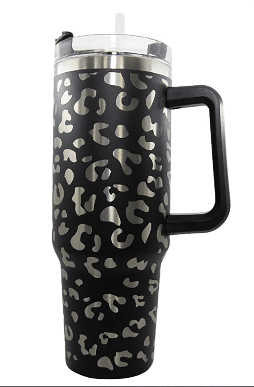 Katydid Stainless Steel Large Capacity 40 oz. Vacuum Insulated Cup Printed Tumbler With Handle
