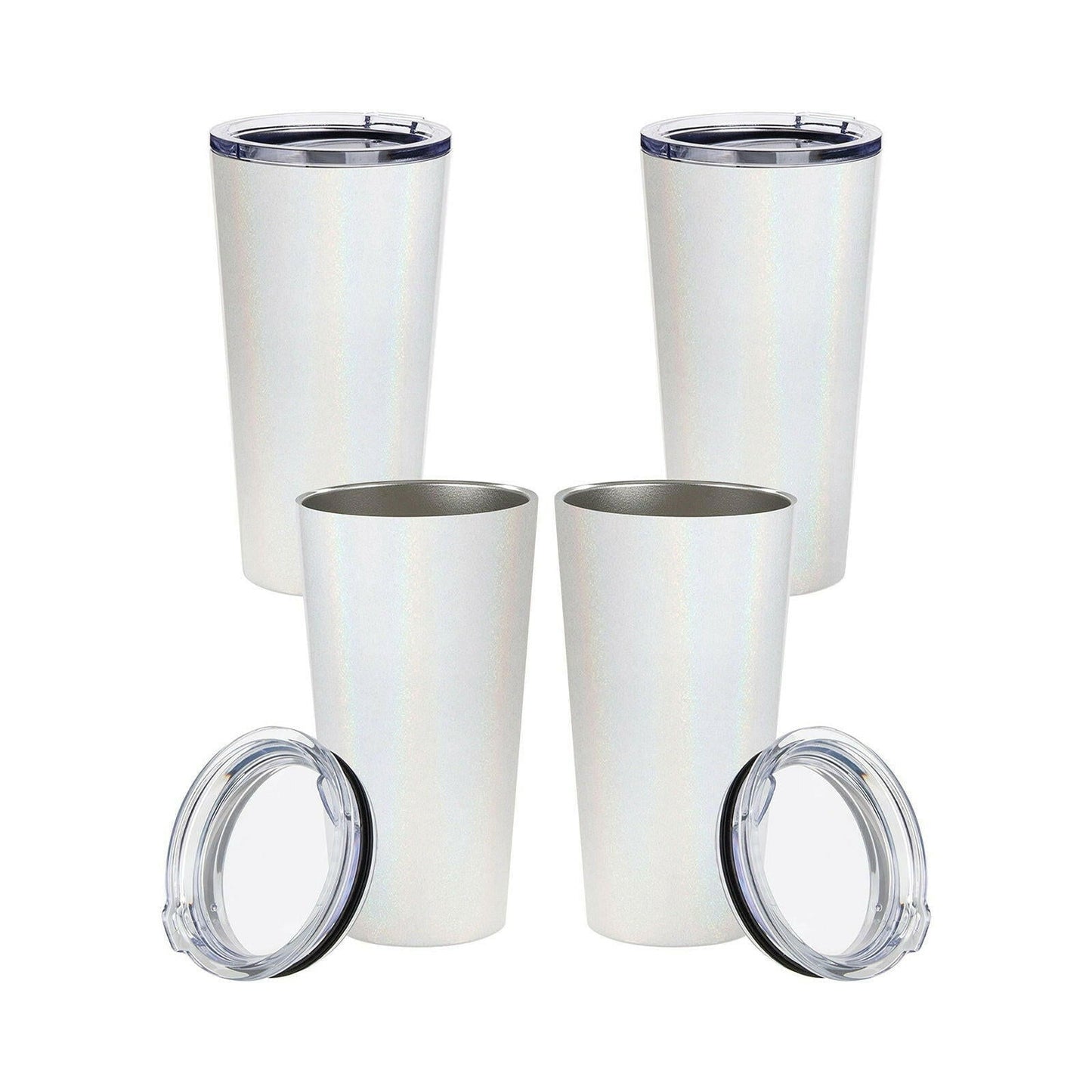 Craft Express 4 Pack 16oz Latte Sublimation Tumblers