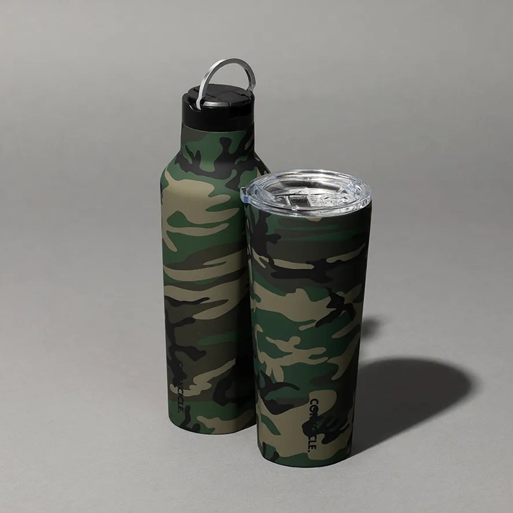 Corkcicle Classic 24 Oz Stainless Steel Tumbler w/ Lid, Camouflage
