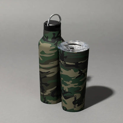 Corkcicle Classic 24 Oz Stainless Steel Tumbler w/ Lid, Camouflage