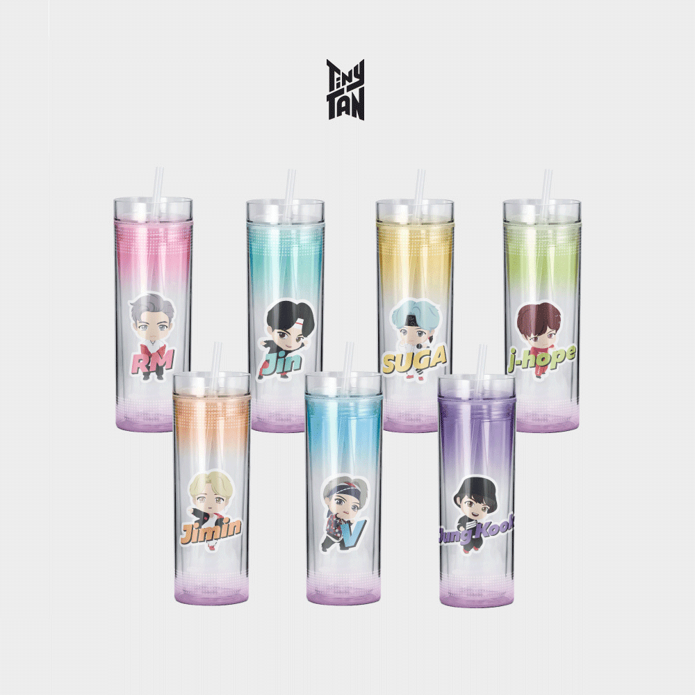 BTS TinyTAN Official Licensed BTS Product Ice Cup Tumbler 11.8 oz - J-Hope
