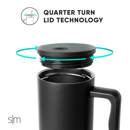 Simple Modern 30 fl oz Insulated Stainless Steel Trek Tumbler with Straw Lid | 80s Mix