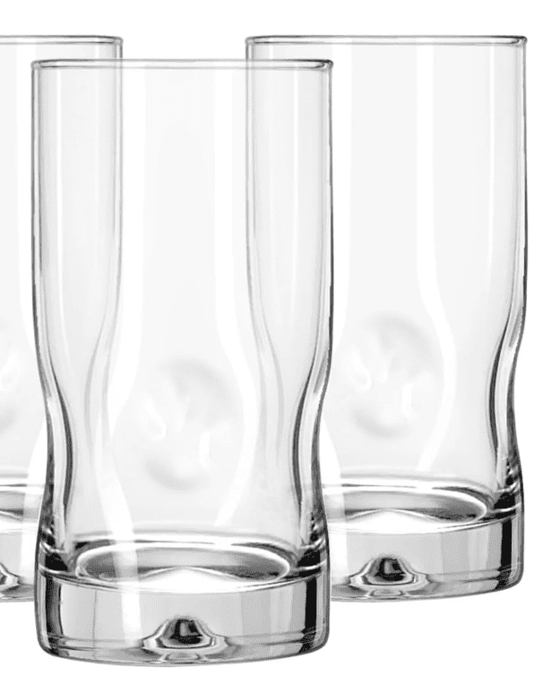 Glass Drinkware Set, 16.7 oz Clear Tumbler Glass Cups for Water Juice Beverage Daily Use