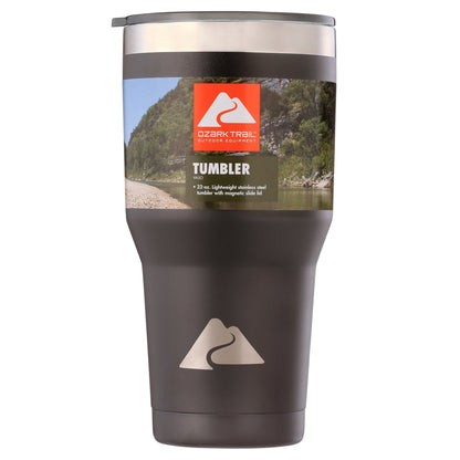 (6 pack) Ozark Trail 32 oz Stainless Steel Insulated Tumbler, Black