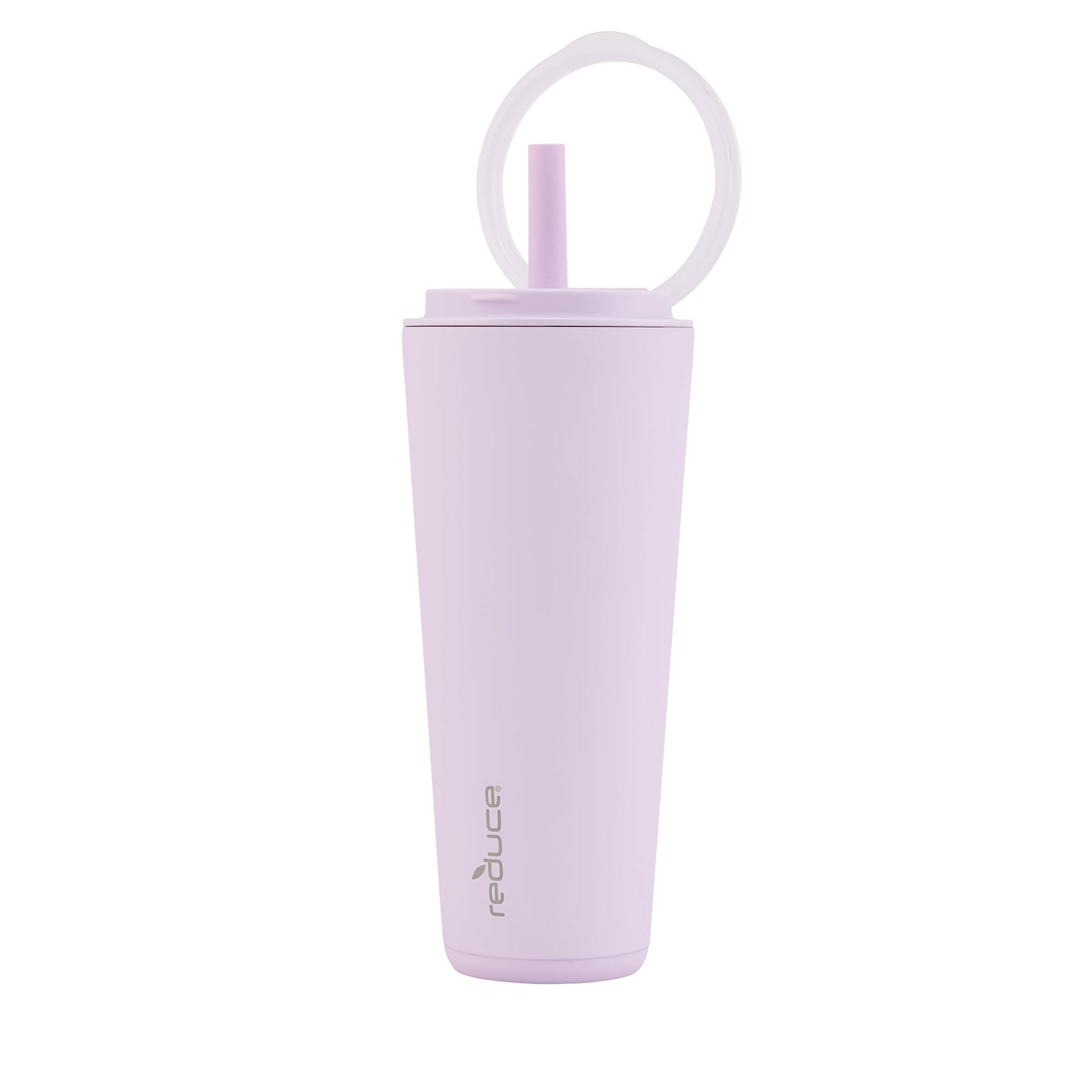 Reduce Halo Tumbler with Spill-Proof Straw & Handle – Lilac, 32 oz
