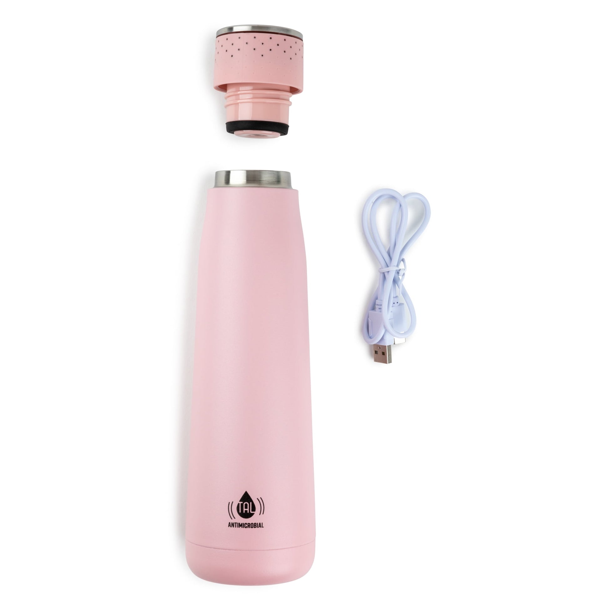 TAL Stainless Steel Ultra UV Self Cleansing Tumbler 18 fl oz, Pink