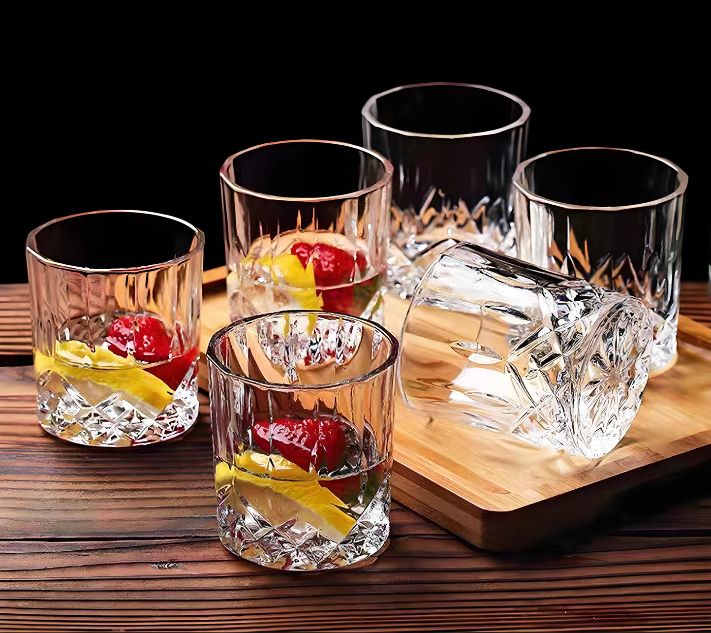 9 Oz Set of 6 Tritan Plastic Drinking Glasses Dishwasher Safe BPA Free Unbreakable Juice Glasses Acrylic Tumblers Reusable Highball Water Glasses