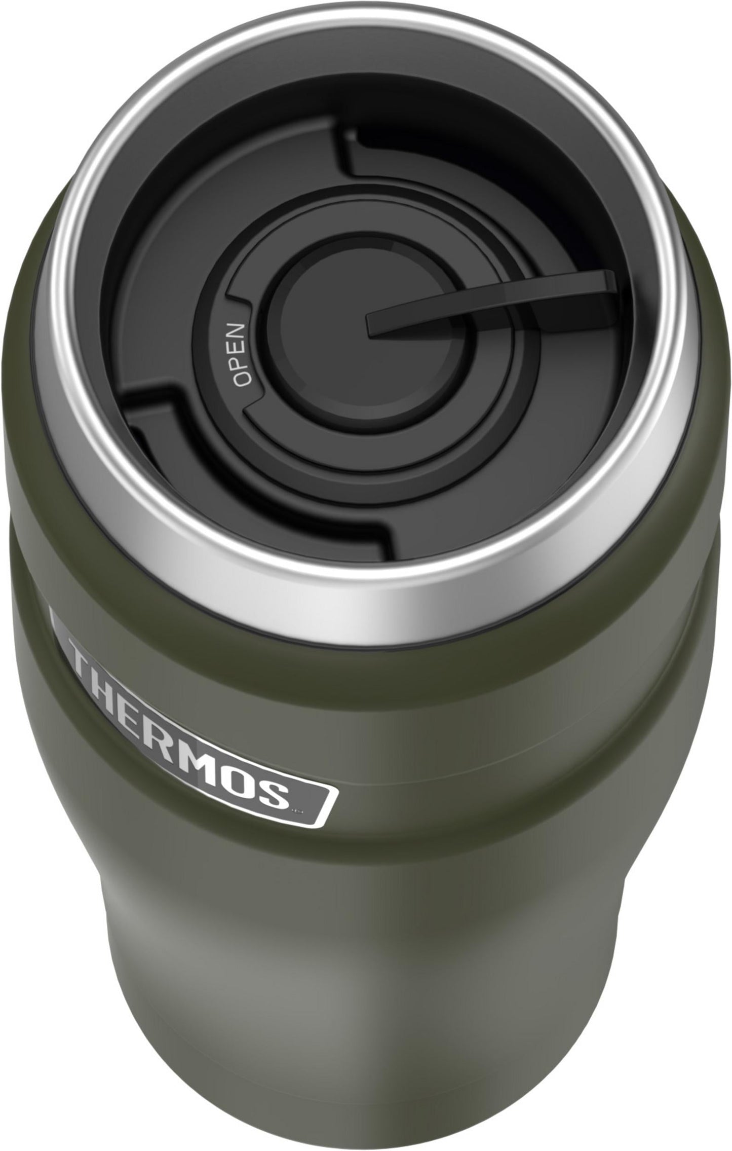 Thermos Stainless King Vacuum Insulated Stainless Steel Tumbler, 16oz, Matte Army Green