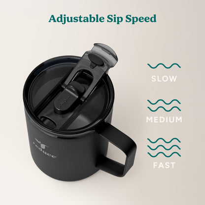 (3 pack) Reduce Hot1 14 oz Stainless Steel Insulated Tumbler with Lid – Black