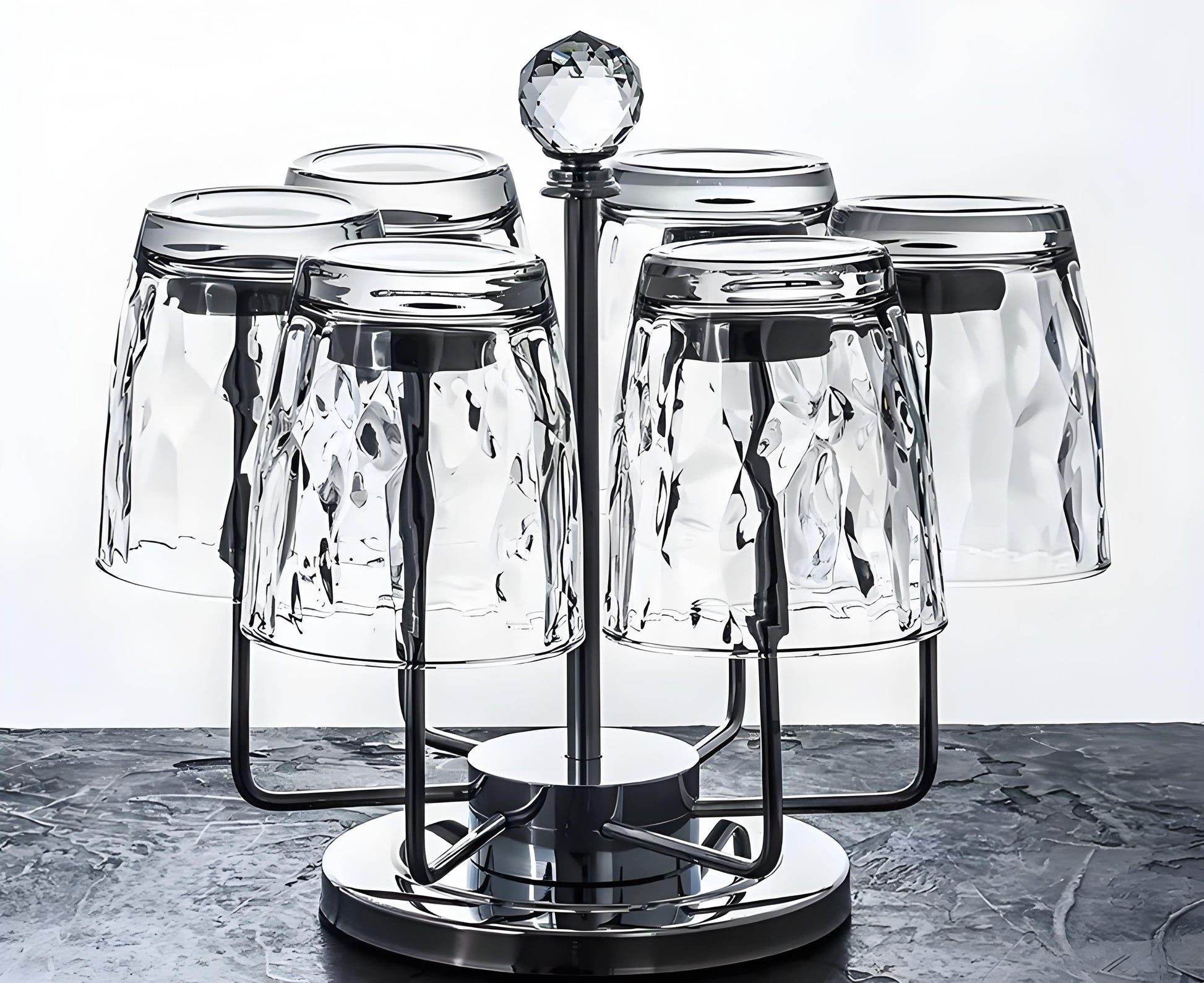 10 Oz Premium Unbreakable Drinking Glasses Dishwasher Safe BPA Free Acrylic Tumblers (Clear)