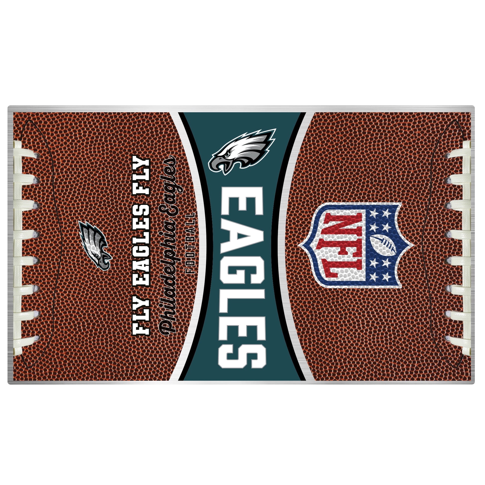 Philadelphia Eagles 18 ounce vacuum insulated stainless steel team tumbler with Gameball graphic wrap