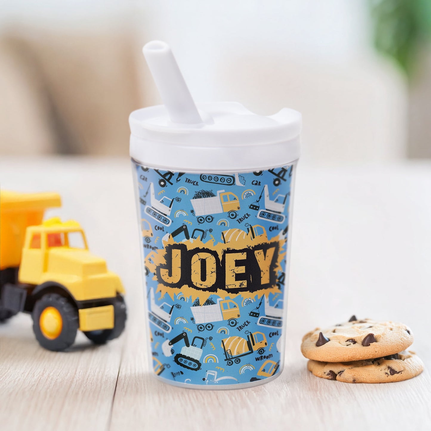 Neil Enterprises Inc. Create Your Own 8 oz. Kids Photo Tumbler with Straw - Pack of 24
