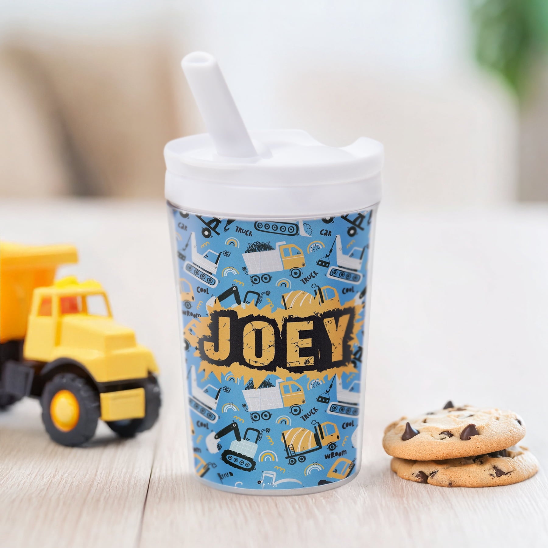 Neil Enterprises Inc. Create Your Own 8 oz. Kids Photo Tumbler with Straw - Pack of 24