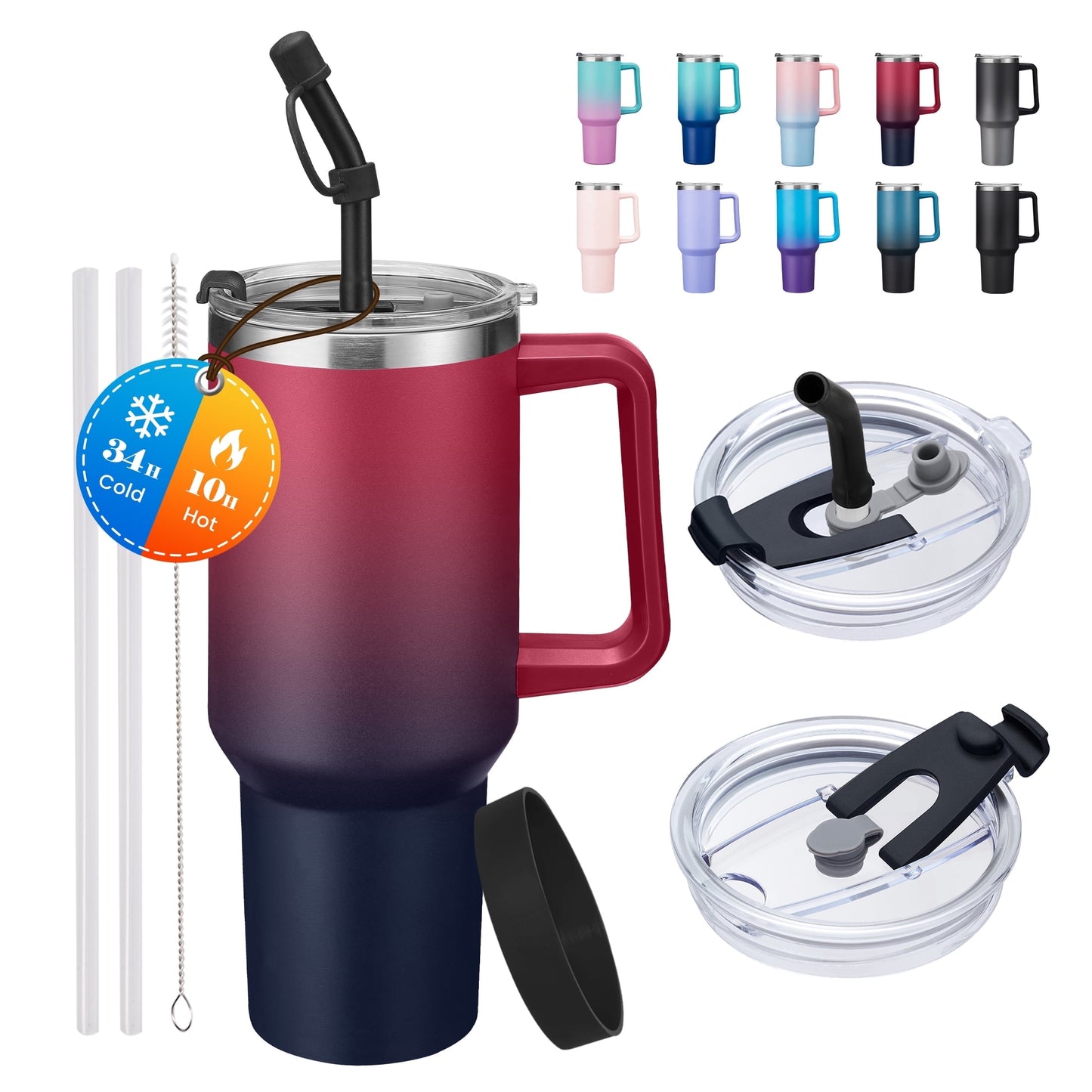 40oz Water Bottle - Lighted Tumbler
