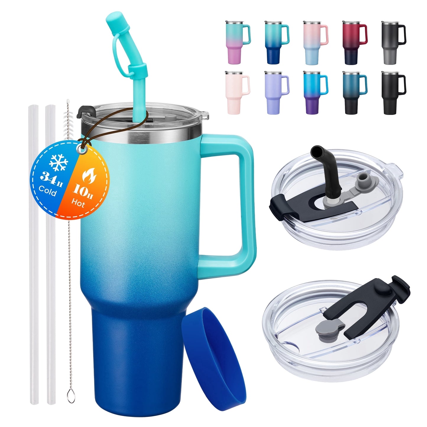 40oz Water Bottle - Lighted Tumbler