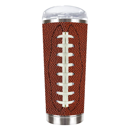 Green Bay Packers 18 ounce vacuum insulated stainless steel team tumbler with Gameball graphic wrap