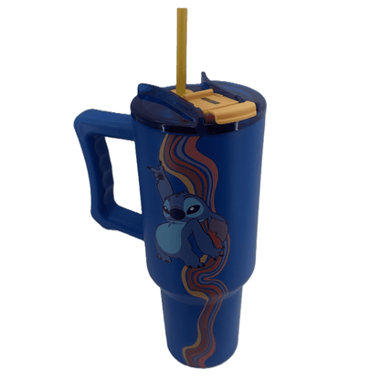 Disney Stitch 40oz Double Wall Straw Tumbler