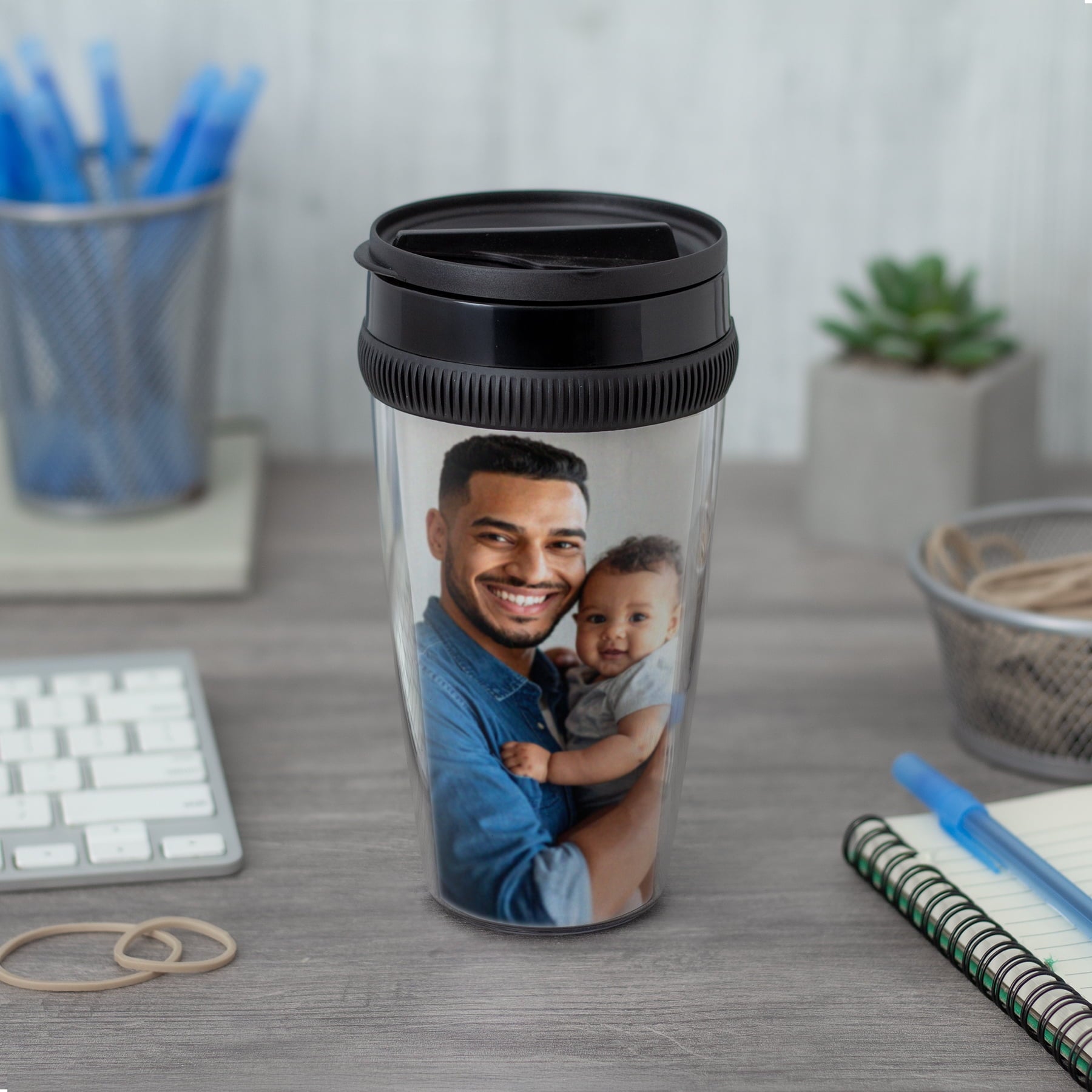 Thermo-Temp 12 oz. Design Your Own Photo Travel Tumbler - Pack of 24