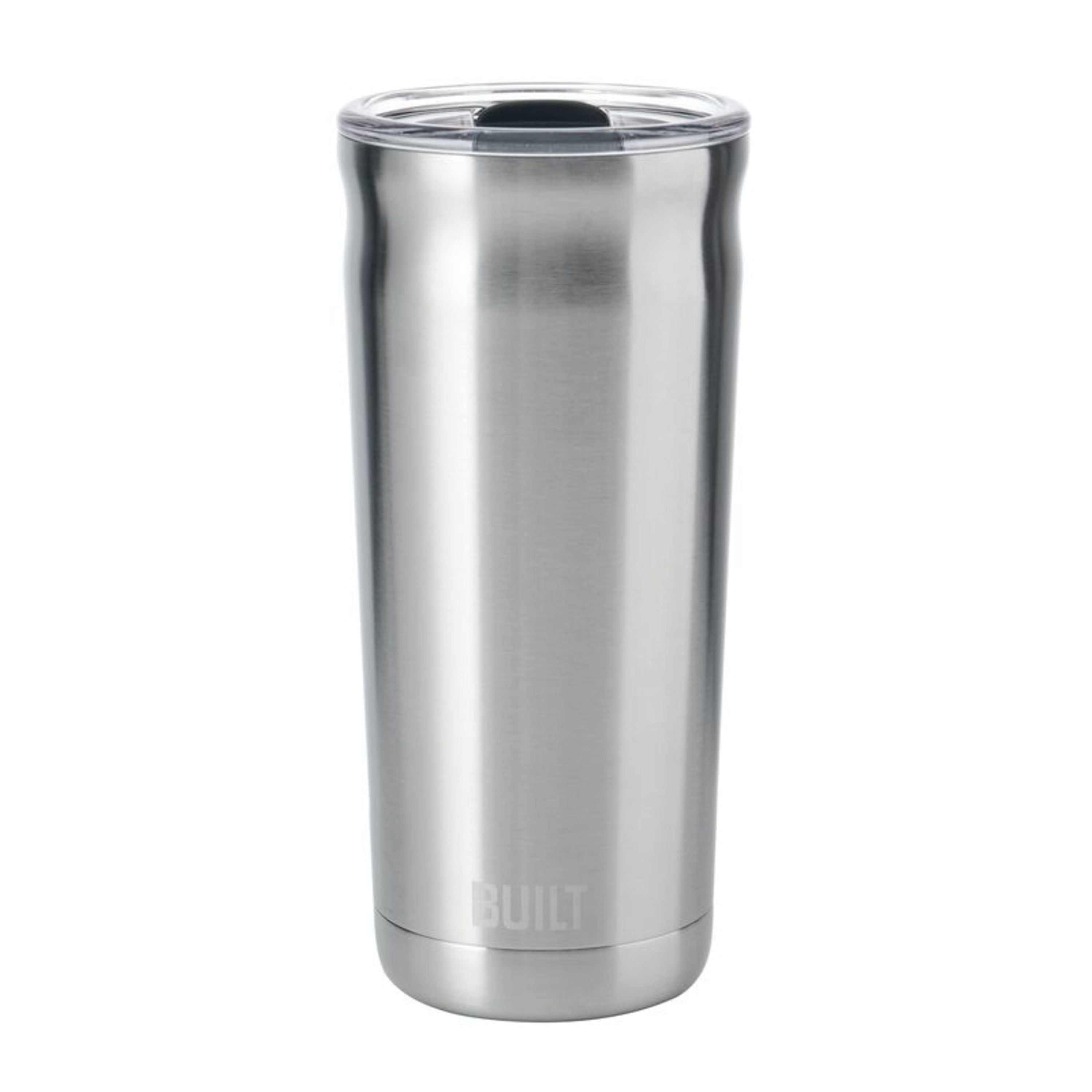 (3 pack) BUILT Torrent 20 oz Double-Wall Insulated Stainless Steel Tumbler Water Bottle, Stainless Steel