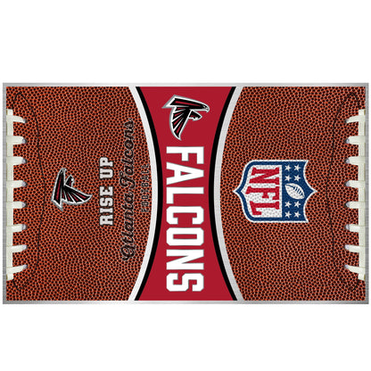 Atlanta Falcons 18 ounce vacuum insulated stainless steel team tumbler with Gameball graphic wrap