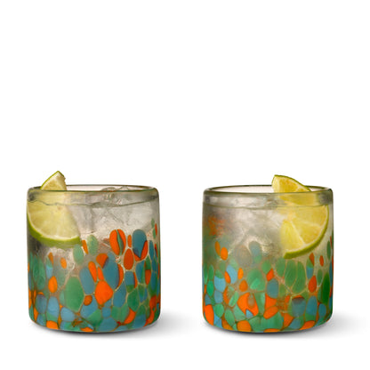 Segunda Vida Viajar Short Tumblers, Birthday, Wedding Gifts 12oz Set of 2