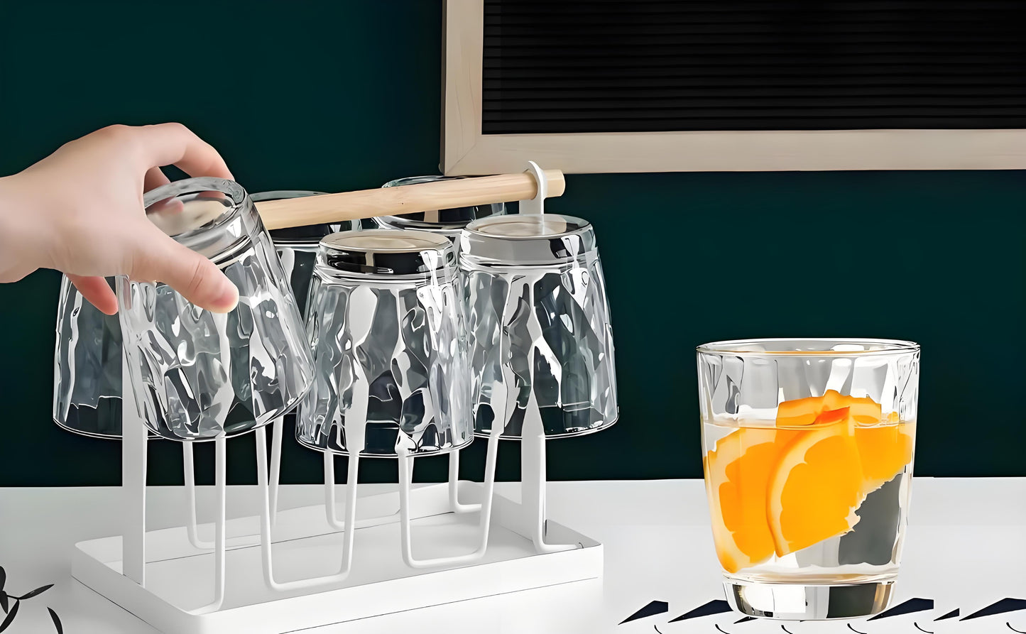 10 Oz Premium Unbreakable Drinking Glasses Dishwasher Safe BPA Free Acrylic Tumblers (Clear)
