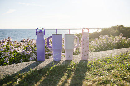 Zak Designs 40oz Stainless Steel Sutton Straw Tumbler Benefiting St. Jude Pink Ombre