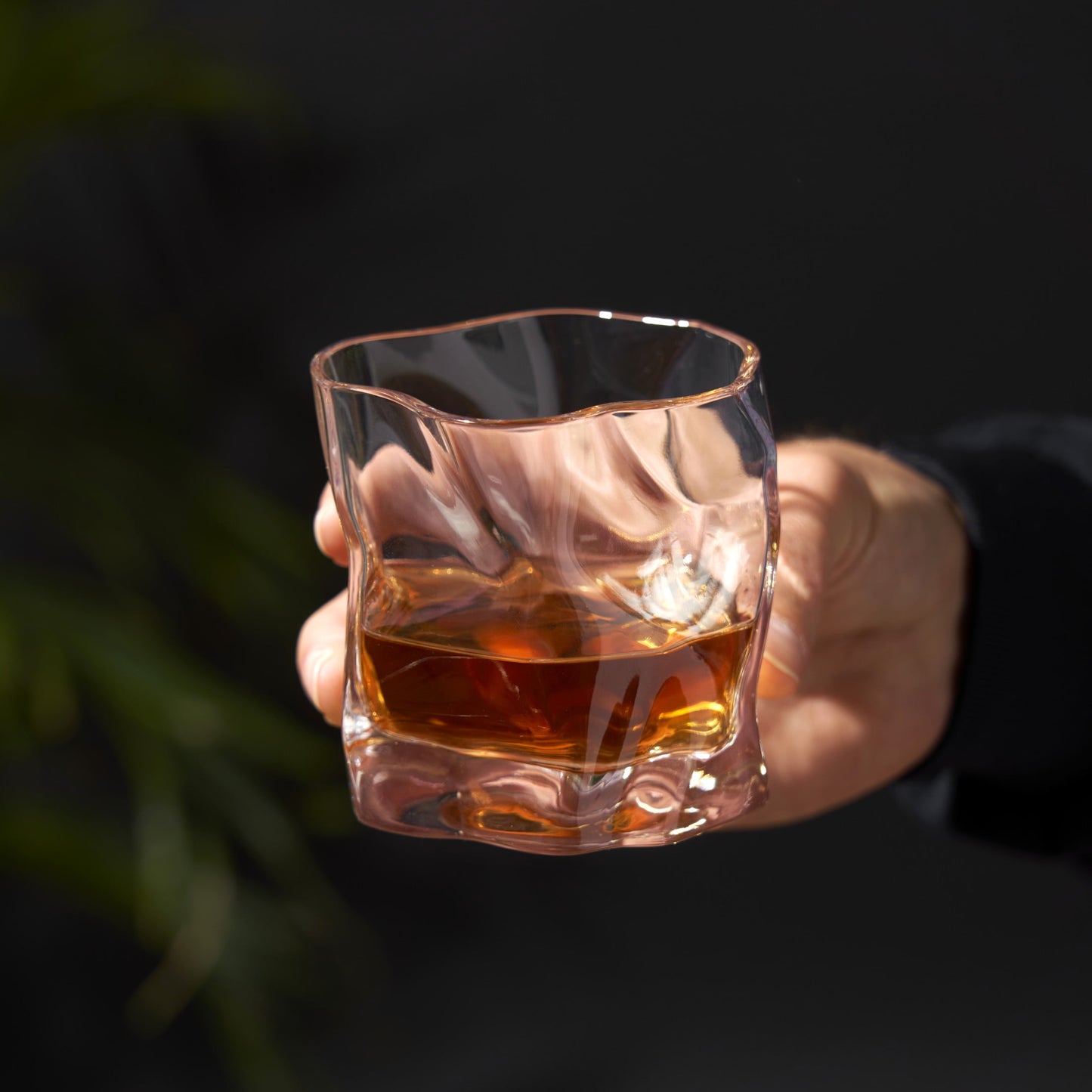 Viski Molten Tumblers, Bourbon, Whiskey Glasses, Mens Gifts, 9.5oz Set of 2