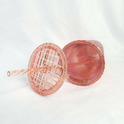 Starbucks Studded Rose Gold Jeweled Coffee Tumbler Cold Cup Venti 24 oz
