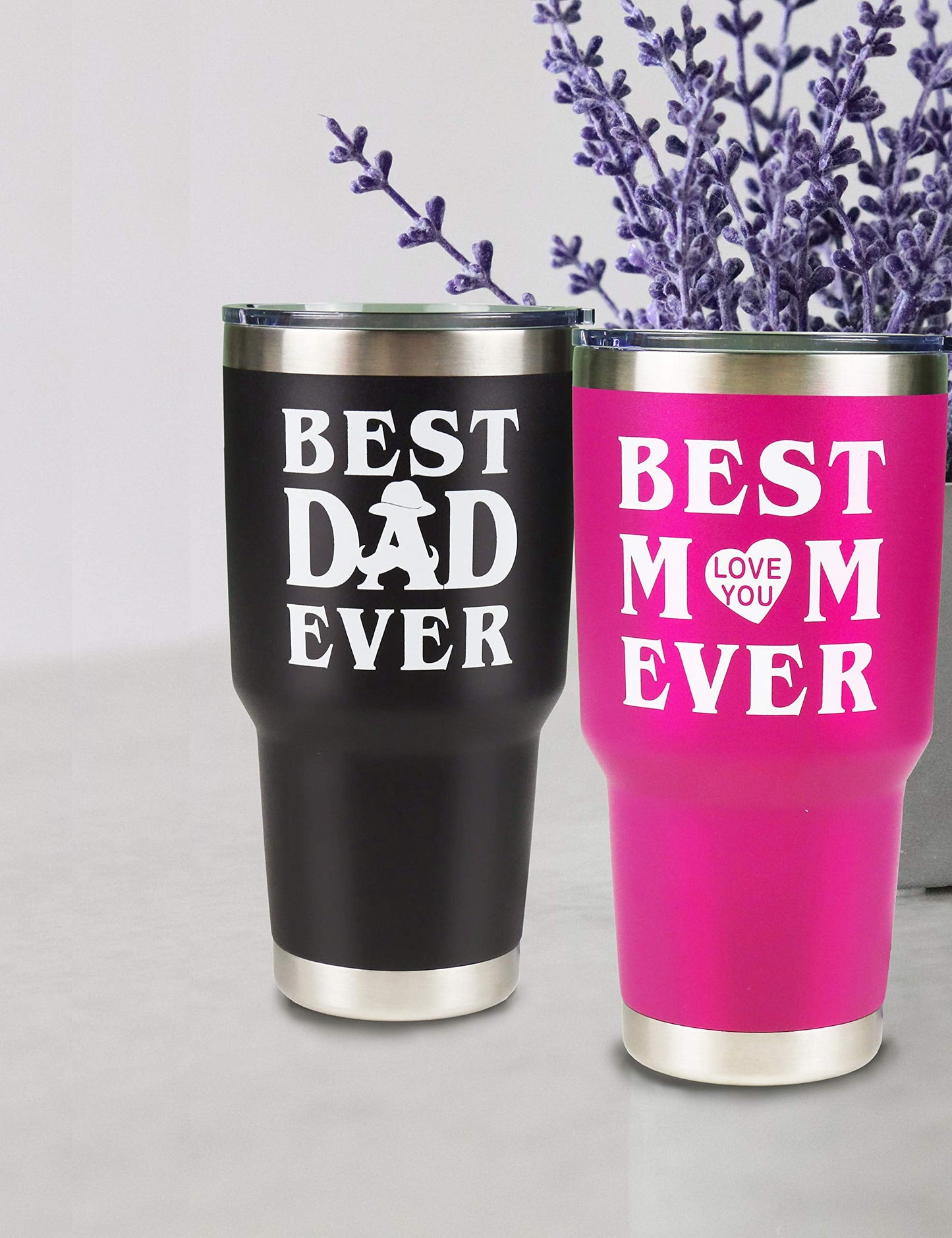 Meant2Tobe | Mom And Dad Tumbler Setmom And Dad Tumblergifts For Mom And Dad