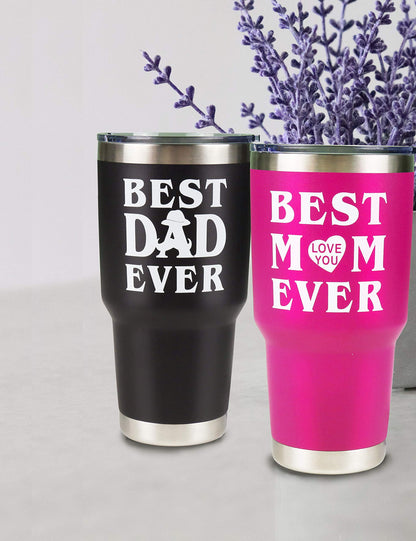 Meant2Tobe | Mom And Dad Tumbler Setmom And Dad Tumblergifts For Mom And Dad