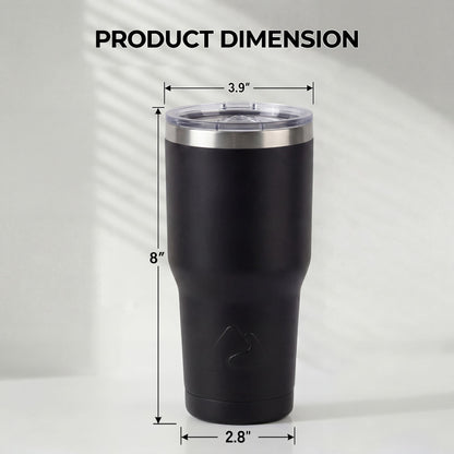 (6 pack) Ozark Trail 32 oz Stainless Steel Insulated Tumbler, Black