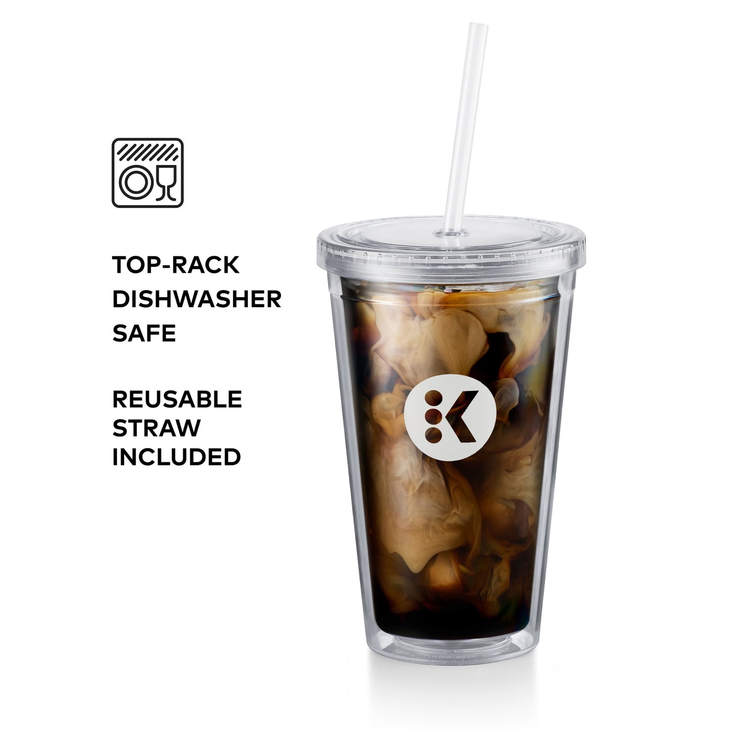(3 pack) Keurig 16oz Brew Over Ice Tumbler