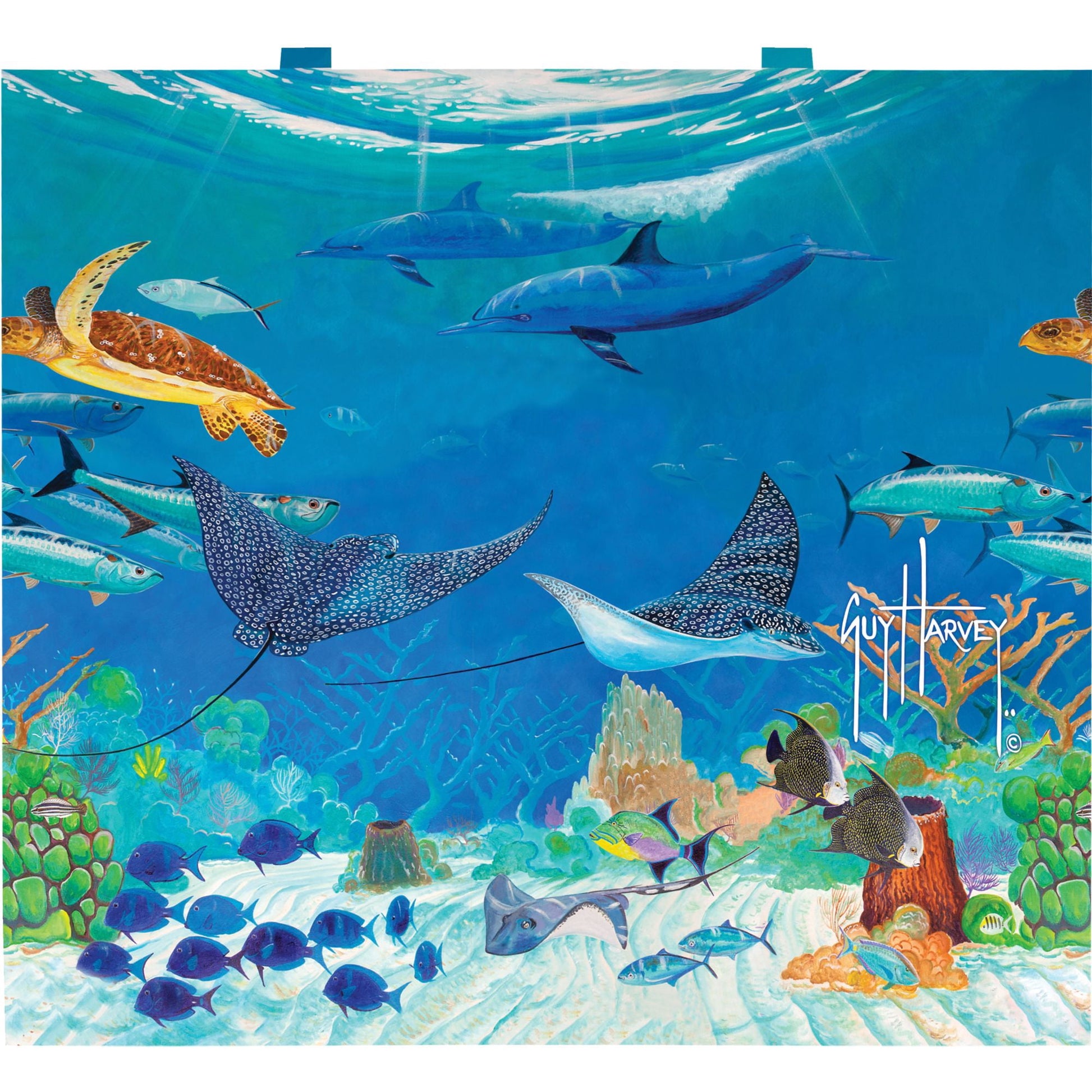 Tervis Venture Lite Guy Harvey - Ocean Scene Made in USA Double Walled  Insulated Tumbler Travel Cup Keeps Drinks Cold & Hot, 24oz Water Bottle, Classic