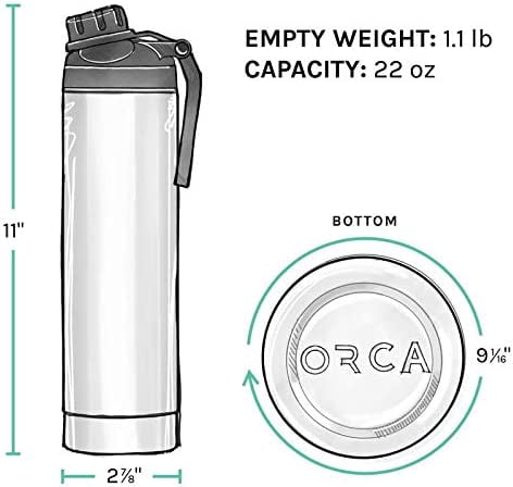 1PC Orca Screw-Top Insulated Tumbler