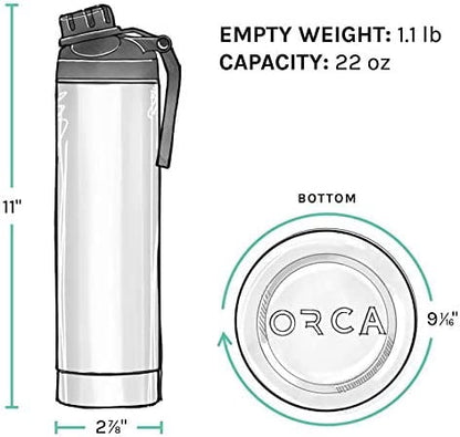 1PC Orca Screw-Top Insulated Tumbler