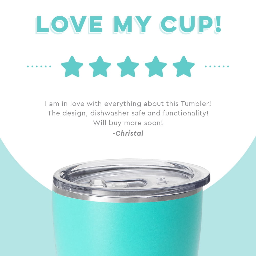 Swig Life 32oz Tumbler | Insulated Stainless Steel Travel Tumbler | Aqua