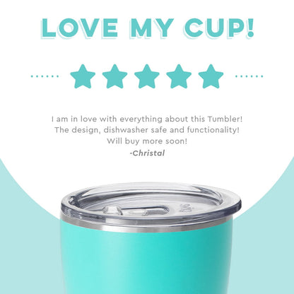 Swig Life 32oz Tumbler | Insulated Stainless Steel Travel Tumbler | Aqua