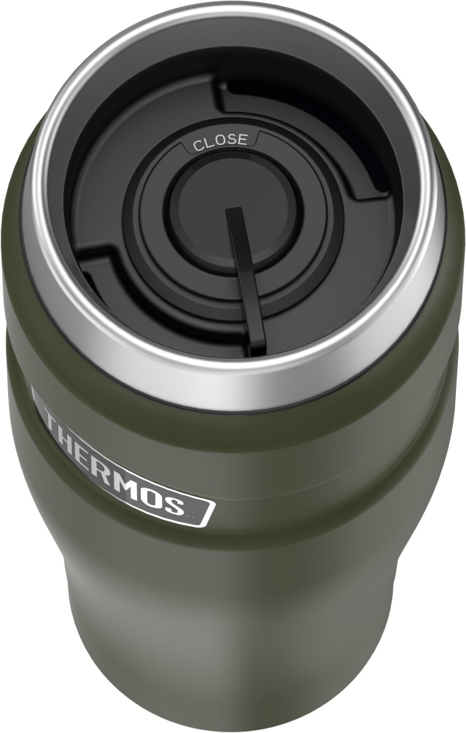 Thermos Stainless King Vacuum Insulated Stainless Steel Tumbler, 16oz, Matte Army Green