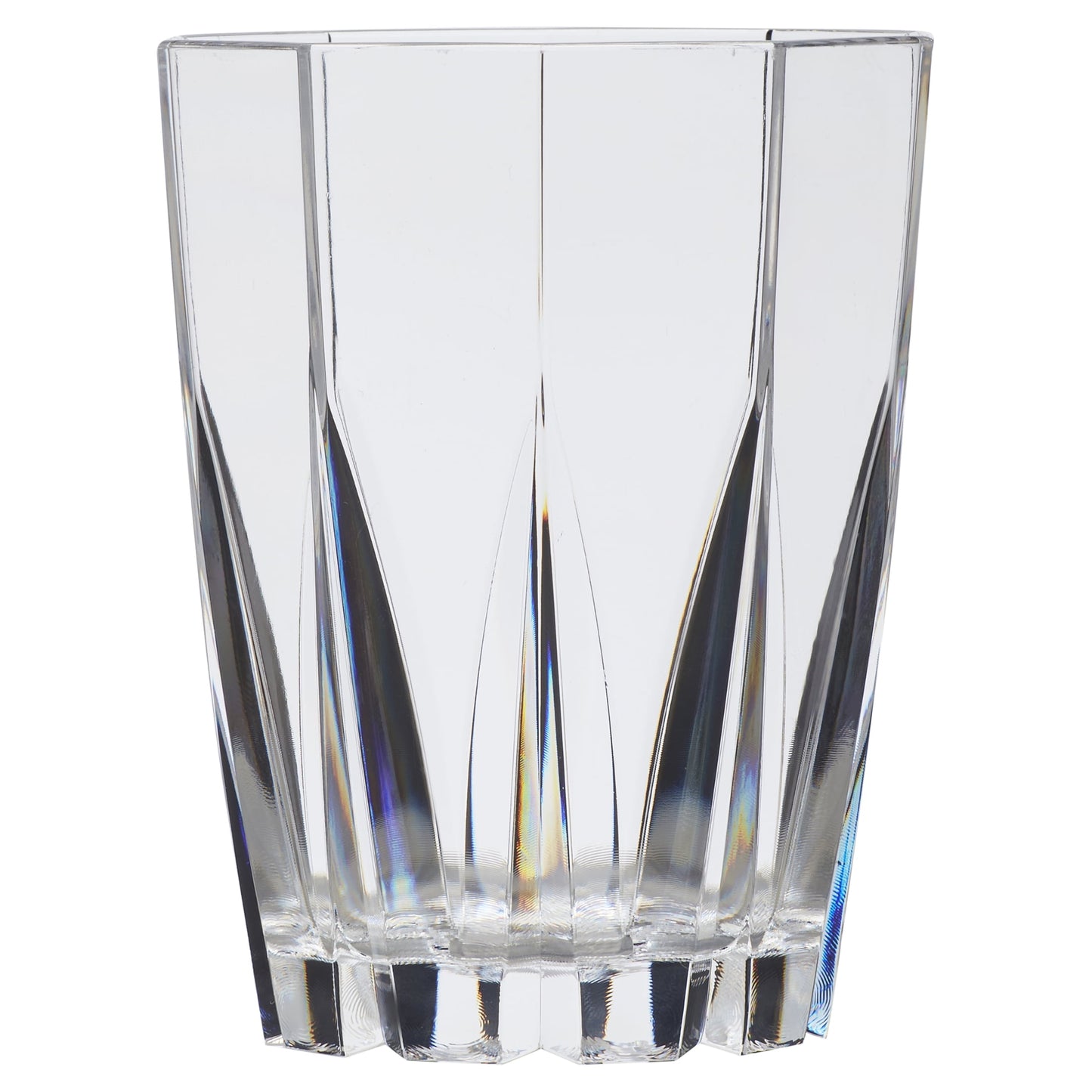 Creativeware 24-Ounce Clear Stackable Tumblers, Set of 12 Drinkware