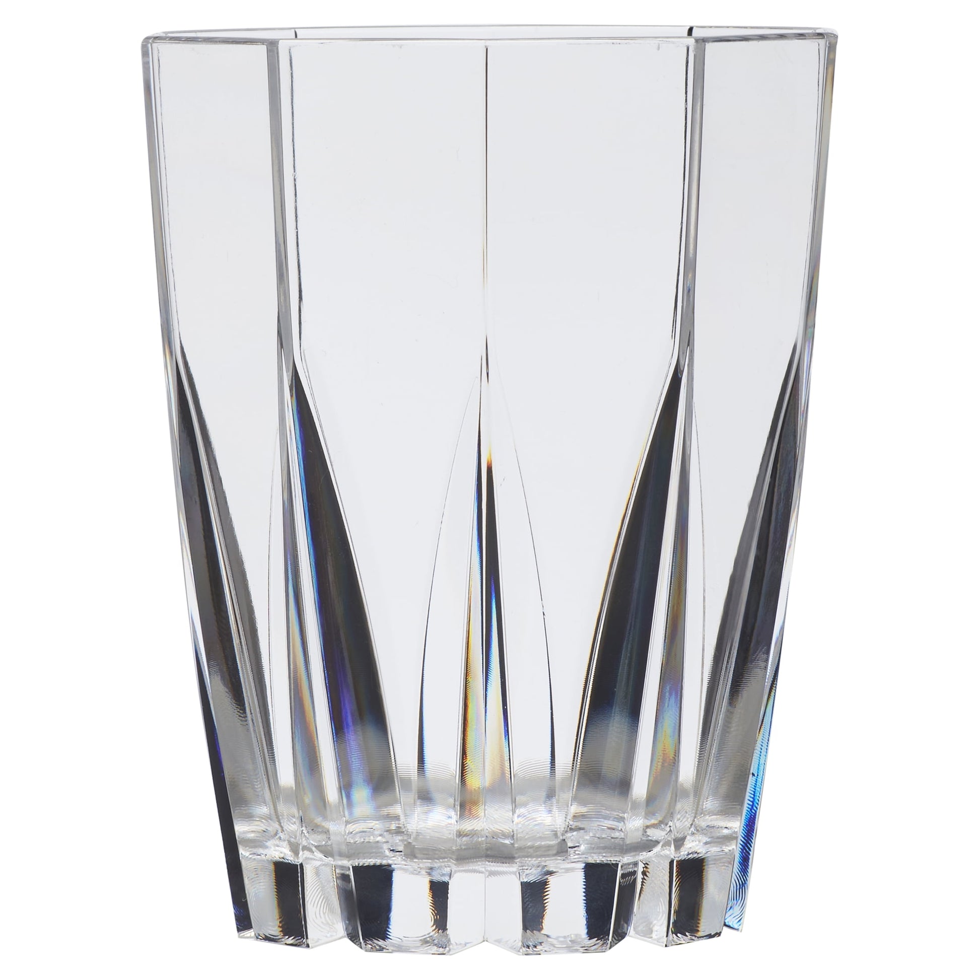 Creativeware 24-Ounce Clear Stackable Tumblers, Set of 12 Drinkware