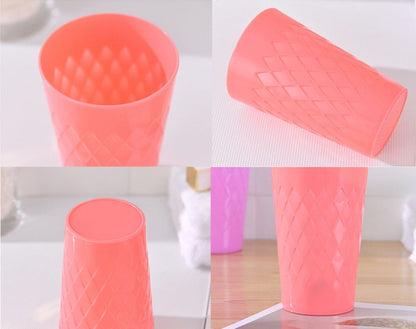 Tumblers Reusable Drinking Cups, Set of 12 Unbreakable BPA Free Dishwasher Safe for Kids Adults Home Party Cups Indoor Outdoor Use, 4 Assorted Colors