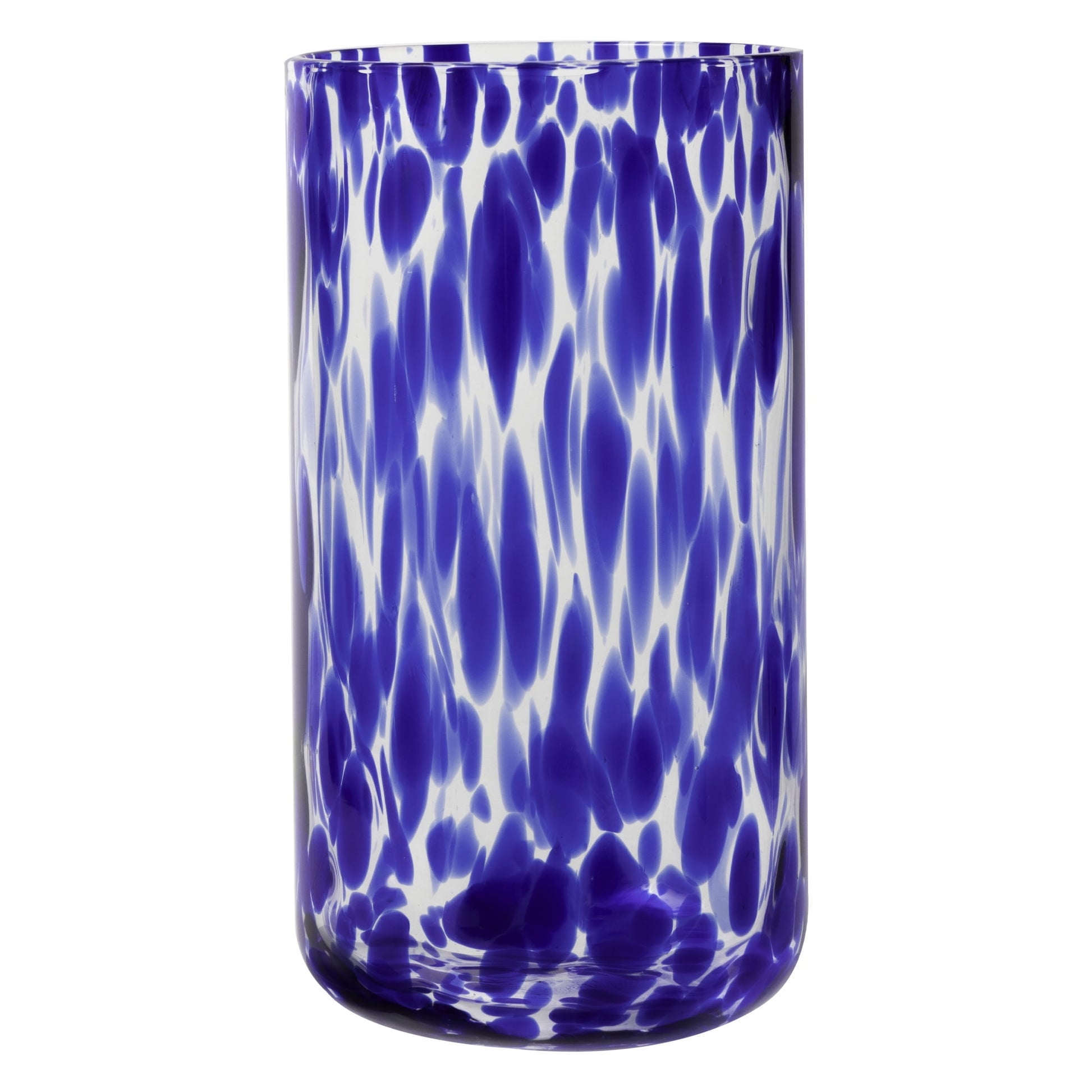 Thyme & Table 20 fl oz Blue Tortoise Drinking Glasses, Set of 6