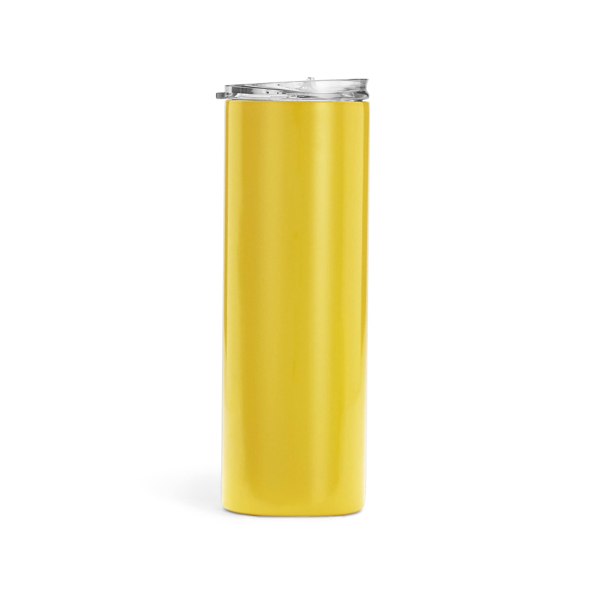 Makerflo Yellow 20 oz Skinny Powder Coated Tumbler (25 Pack) Ideal for DIY Crafts -Laser Engraving