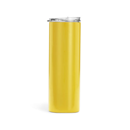 Makerflo Yellow 20 oz Skinny Powder Coated Tumbler (25 Pack) Ideal for DIY Crafts -Laser Engraving