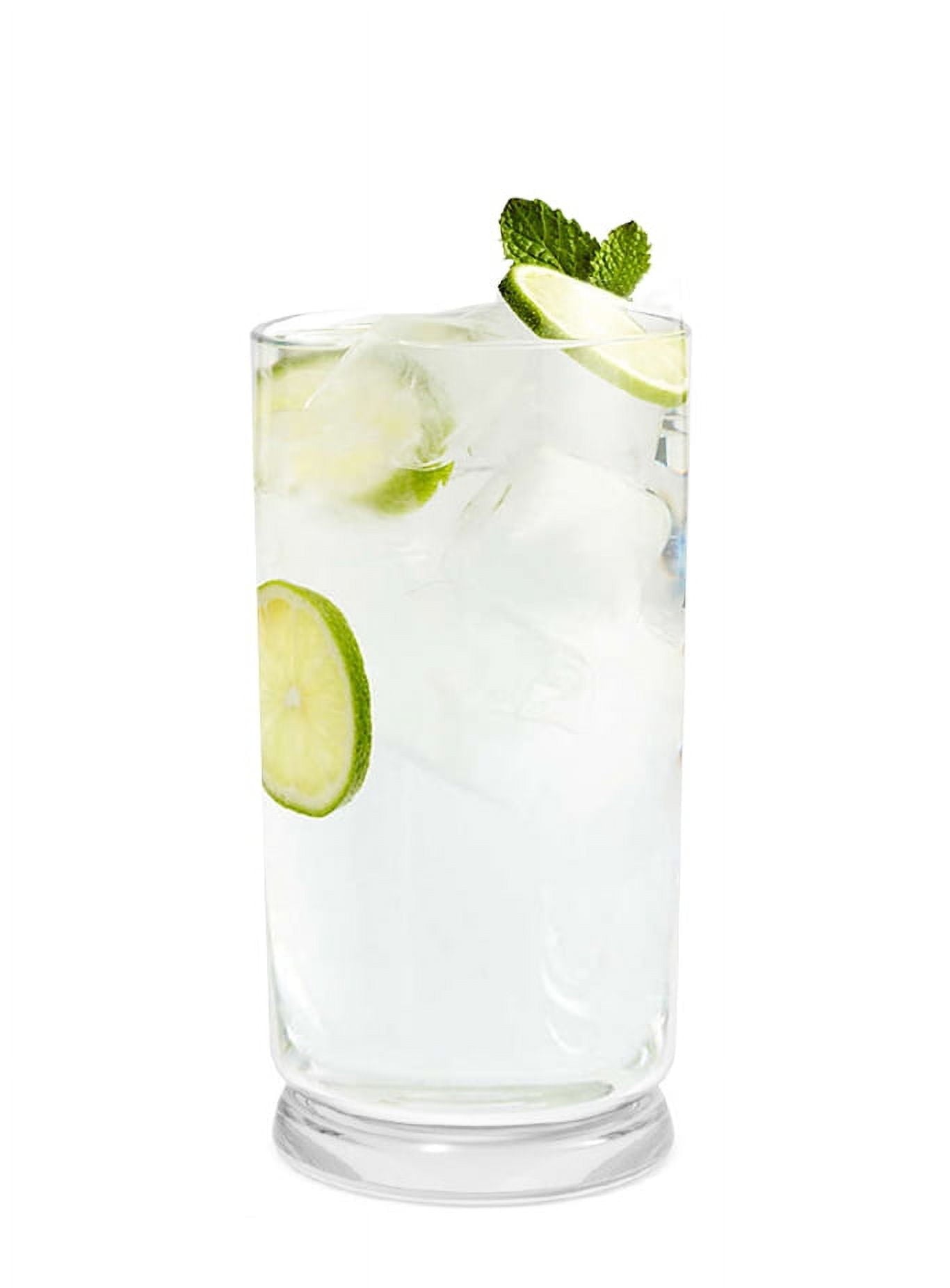 (2 pack) Better Homes & Gardens Emerson Clear Glass Tumbler 16ounces 8 Pack
