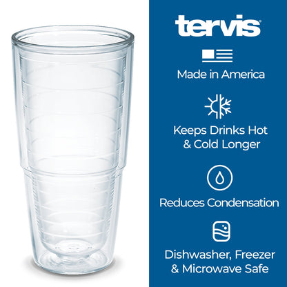 Tervis DC Comics Wonder Woman Emblem Made in USA Double Walled  Insulated Tumbler Travel Cup Keeps Drinks Cold & Hot, 24oz, Blue Lid