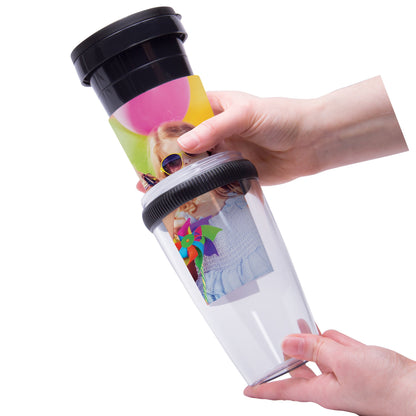 Thermo-Temp 12 oz. Design Your Own Photo Travel Tumbler - Pack of 24