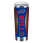 Buffalo Bills 18 ounce vacuum insulated stainless steel team tumbler with Gameball graphic wrap